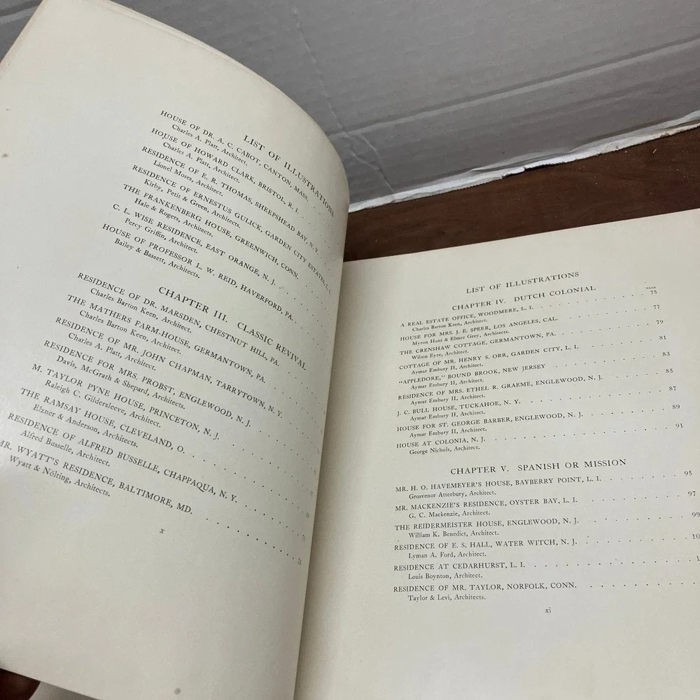 One Hundred Country Houses Aymar Embury II 1909 First Ed Architecture Design